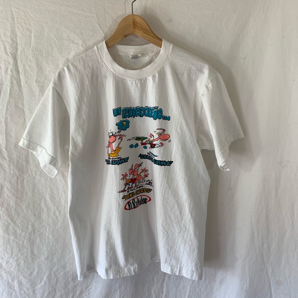 Vintage Un Salvadoreno El Salvador Tee - Picture 1 of 5